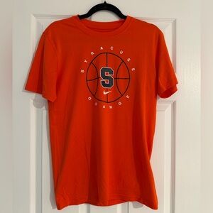 Nike Elite Orange Syracuse Basketball T-Shirt - Small - Like New
